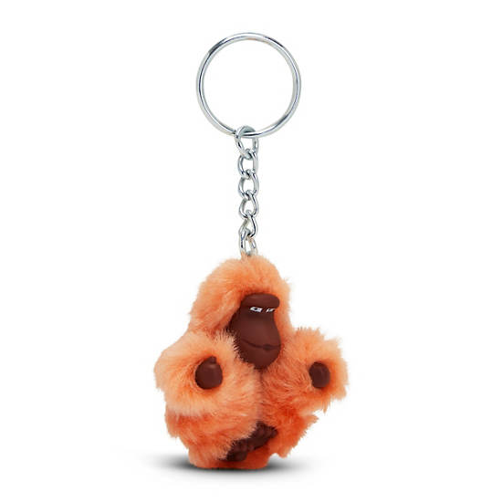 Akcesoria Kipling Sven Extra Small Iconic Monkey Keychain Różowe | PL 1239UZ